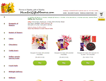 Tablet Screenshot of mumbaigiftsflowers.com
